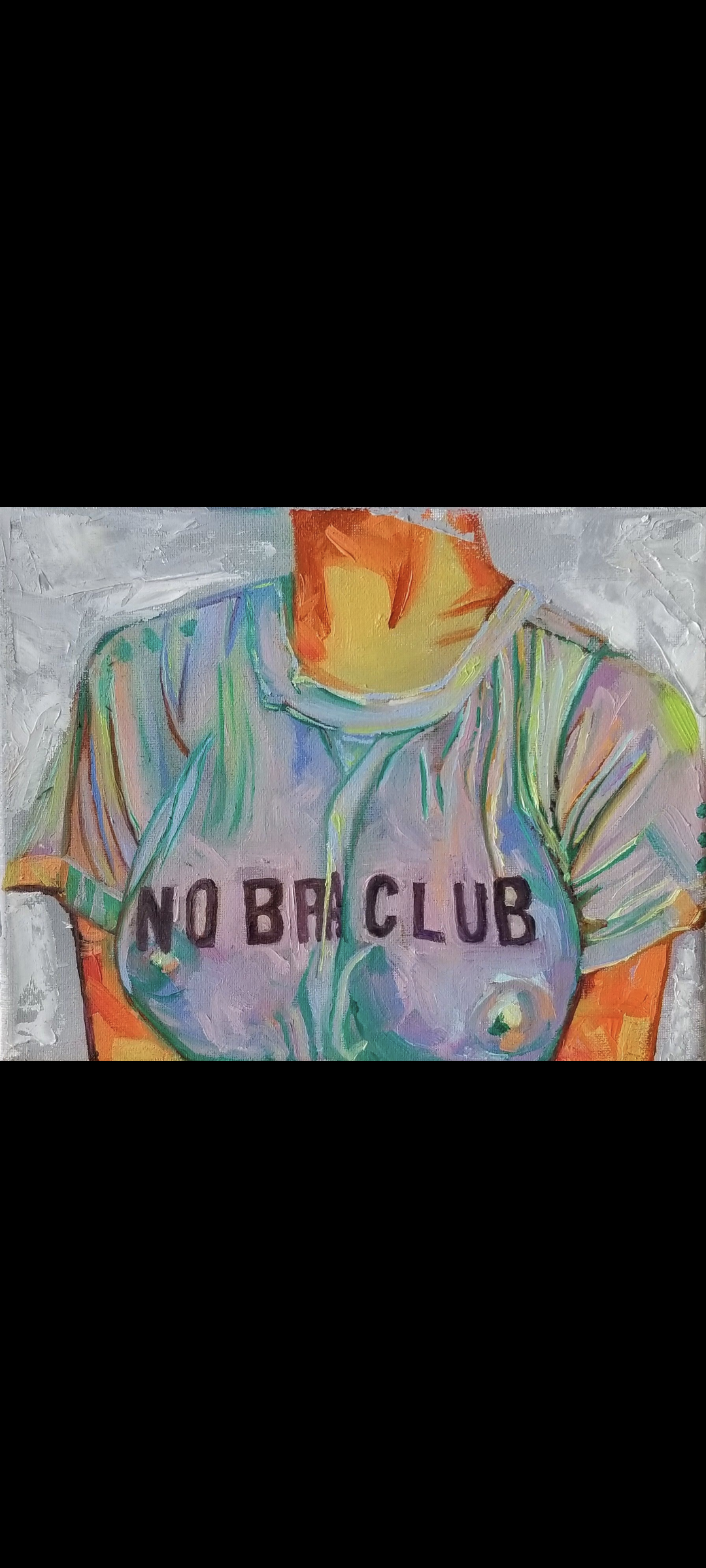 "No Bra Club" Print